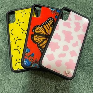 Three wildflower cases